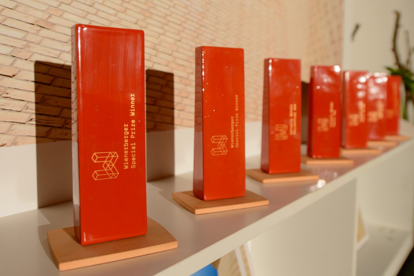 Brick Award 14 Architecture Talks, trophies