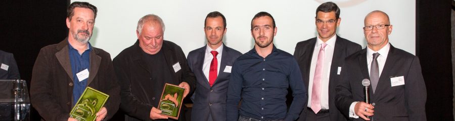 Evènement Trophées Aléonard - groupe Wienerberger avec gagnants