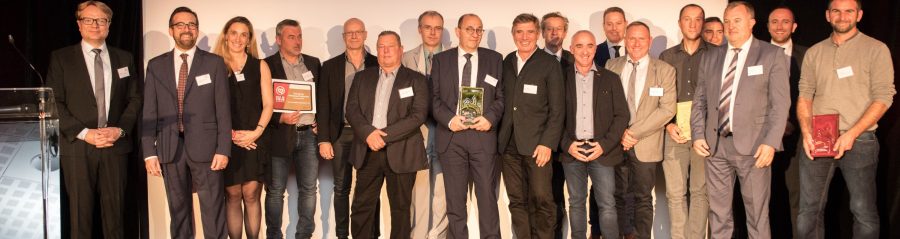 Evènement Trophées Aléonard - groupe Wienerberger avec gagnants