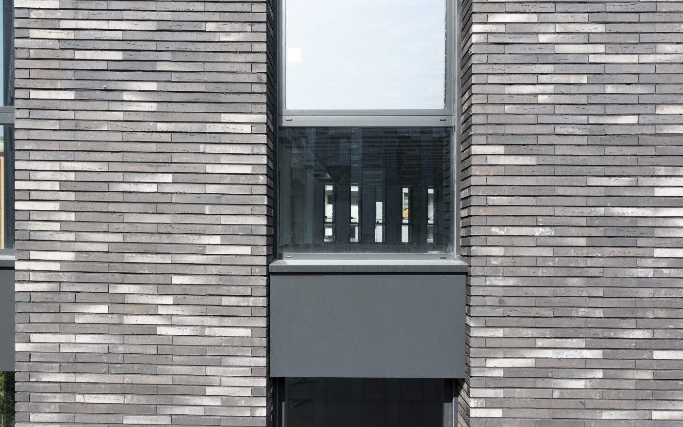 Central Brick à Lyon avec la brique Terca Linnaeus noir graphite