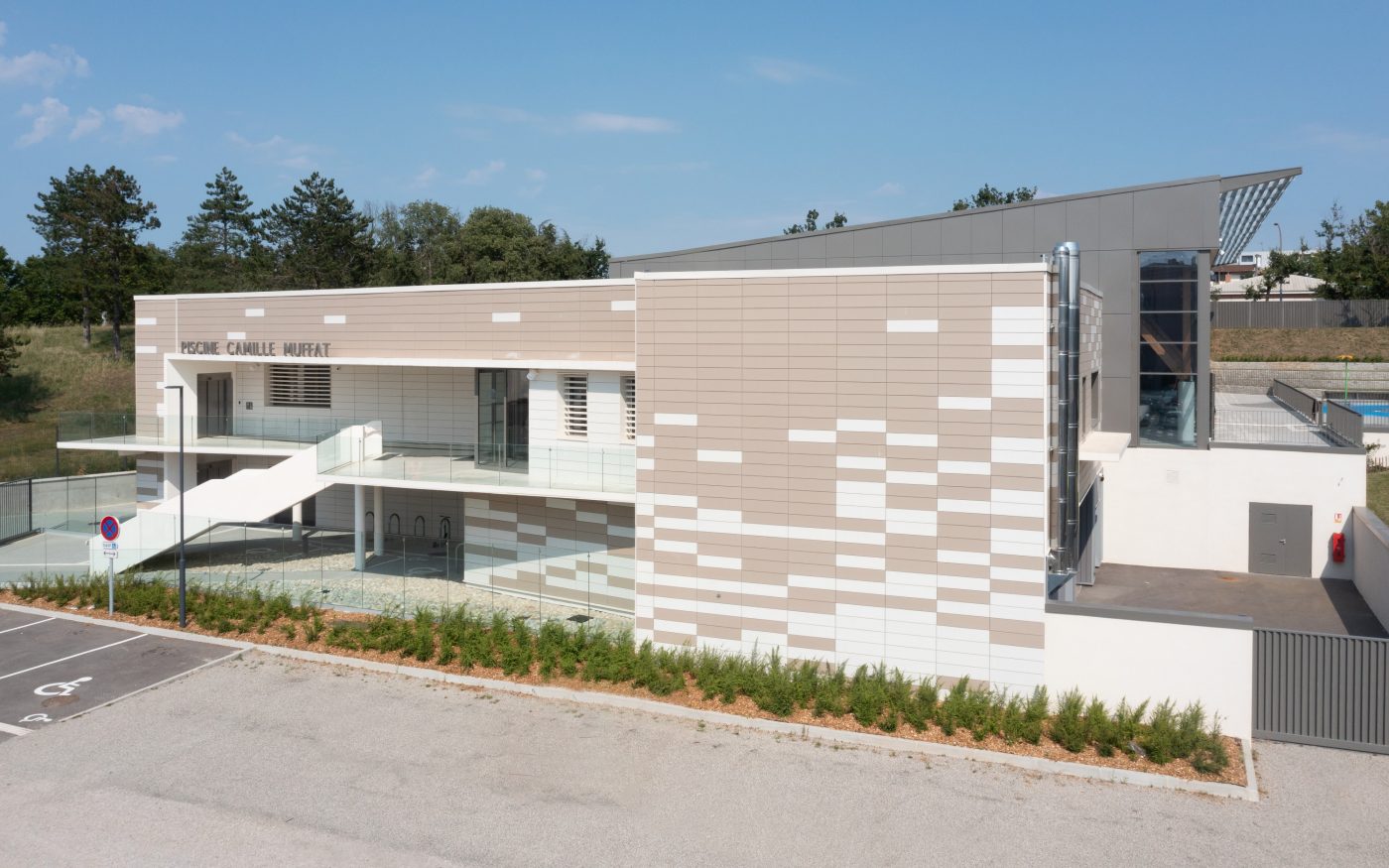 Construction de la Piscine municipale Camille Muffat à Portes-lès-Valence