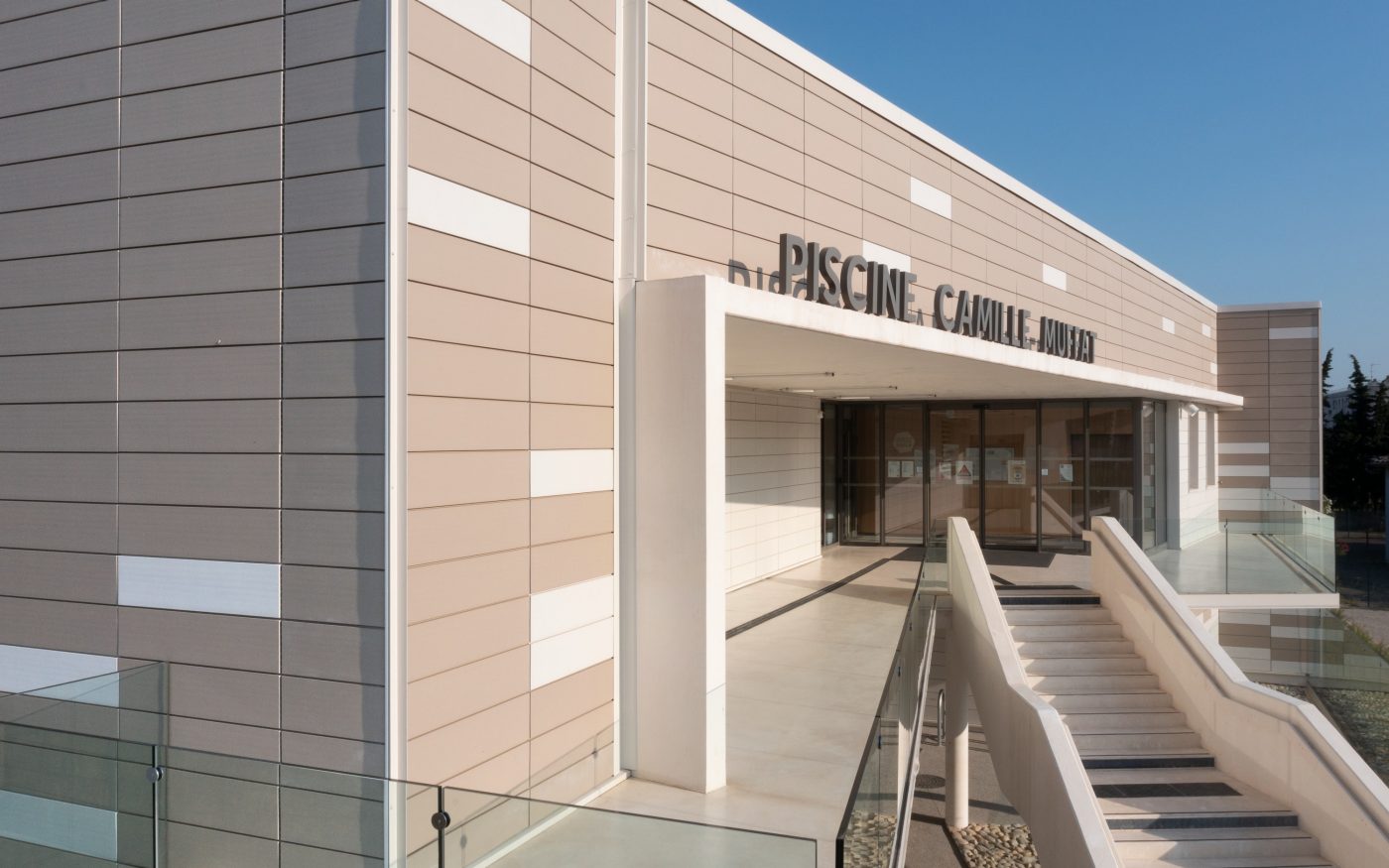 Construction de la Piscine municipale Camille Muffat à Portes-lès-Valence