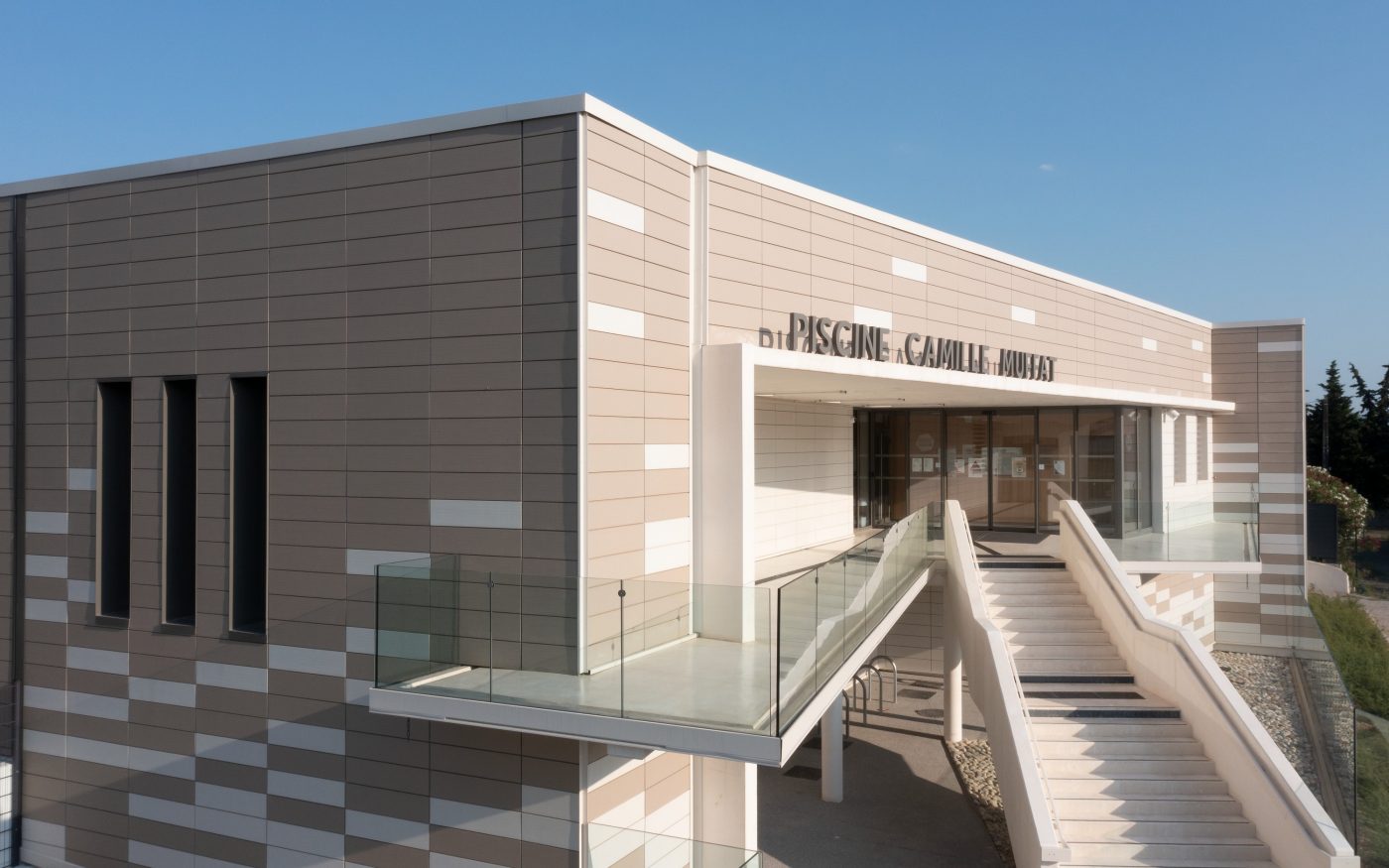 Construction de la Piscine municipale Camille Muffat à Portes-lès-Valence