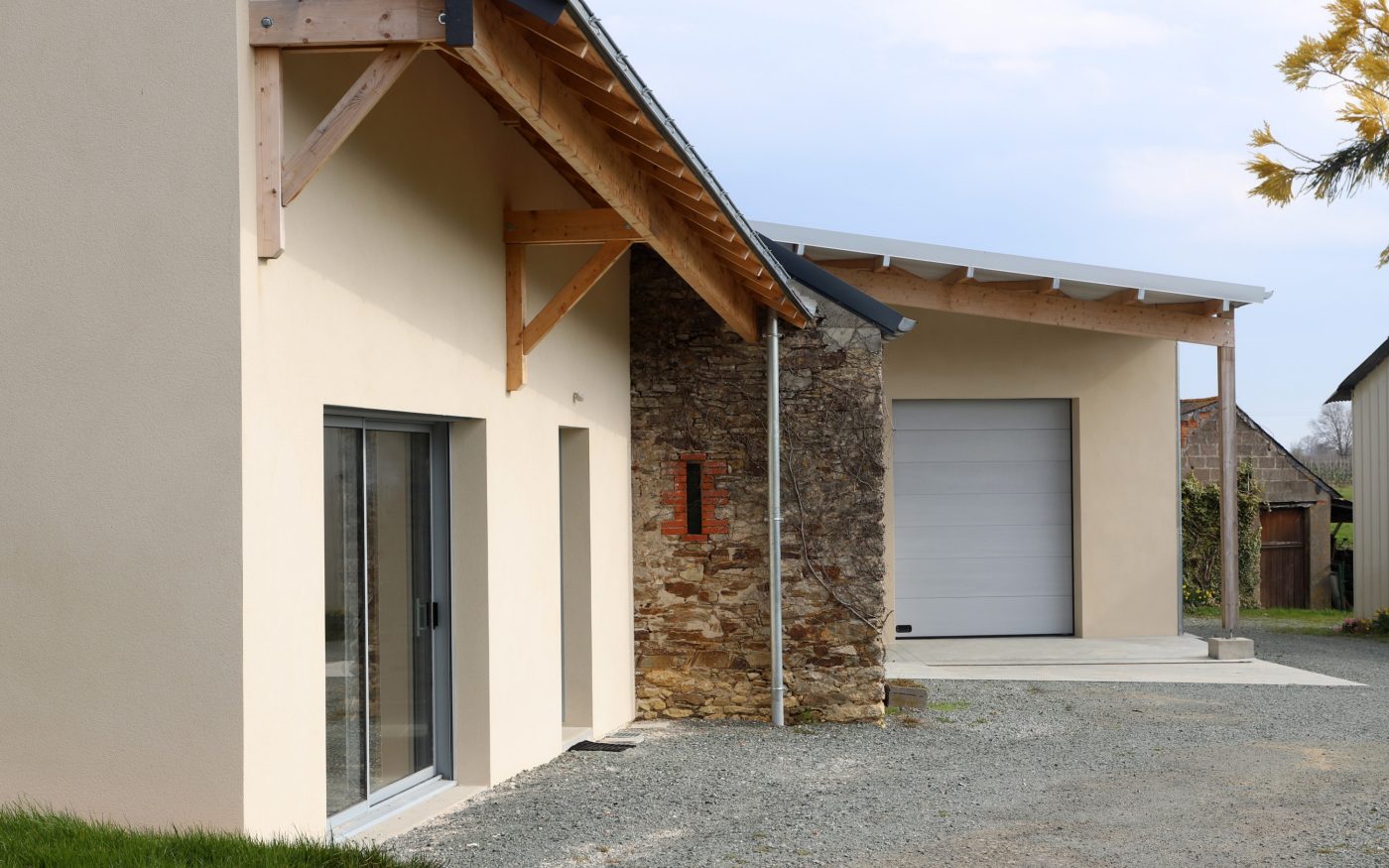 Domaine viticole aménagé avec les briques Climamur et NATURbric