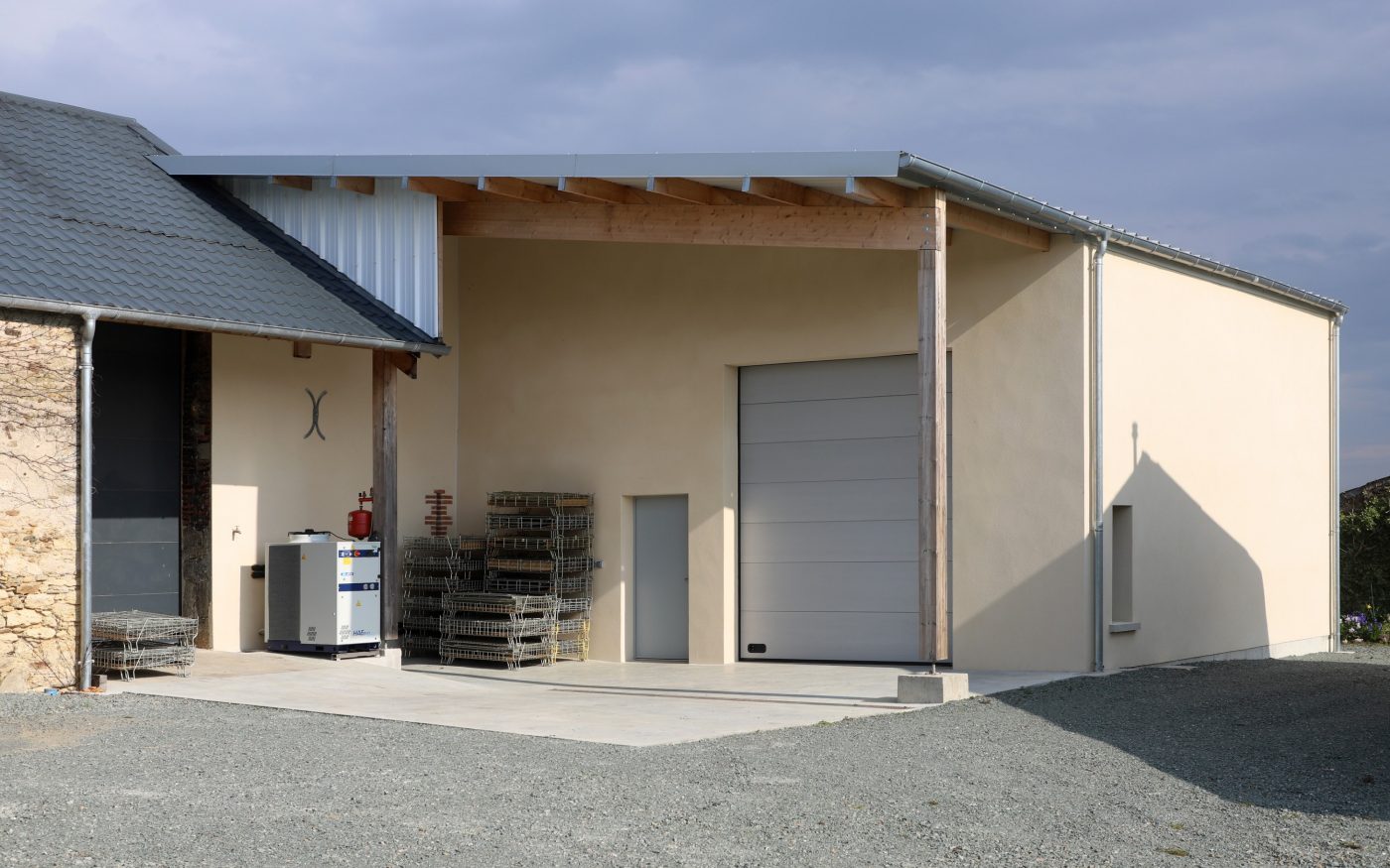 Domaine viticole aménagé avec les briques Climamur et NATURbric