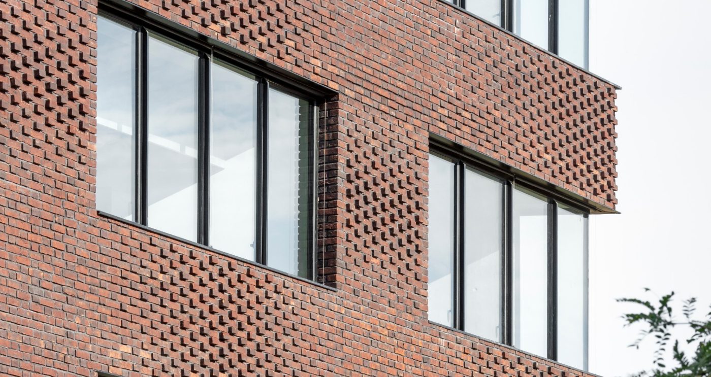 Eco-Campus à Vitry-sur-Seine avec la brique Terca Agora Lie-de-Vin