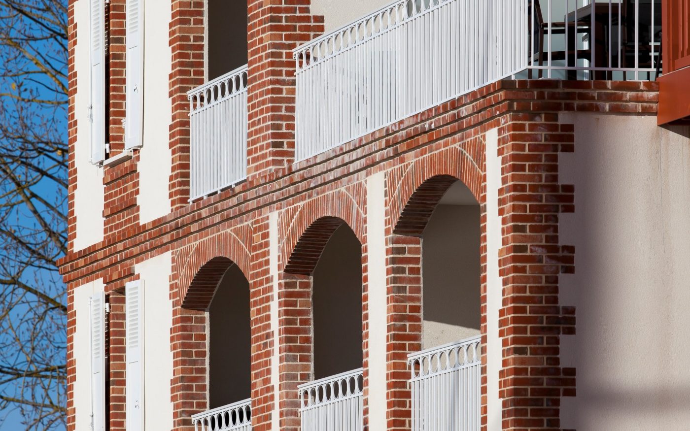 Centre de vacances à Deauville en Terca et briques de structure Porotherm