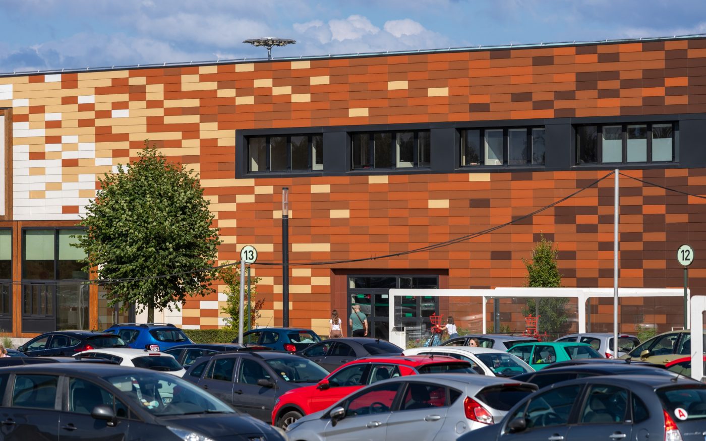 Auchan Roncq bardage Argeton wienerberger