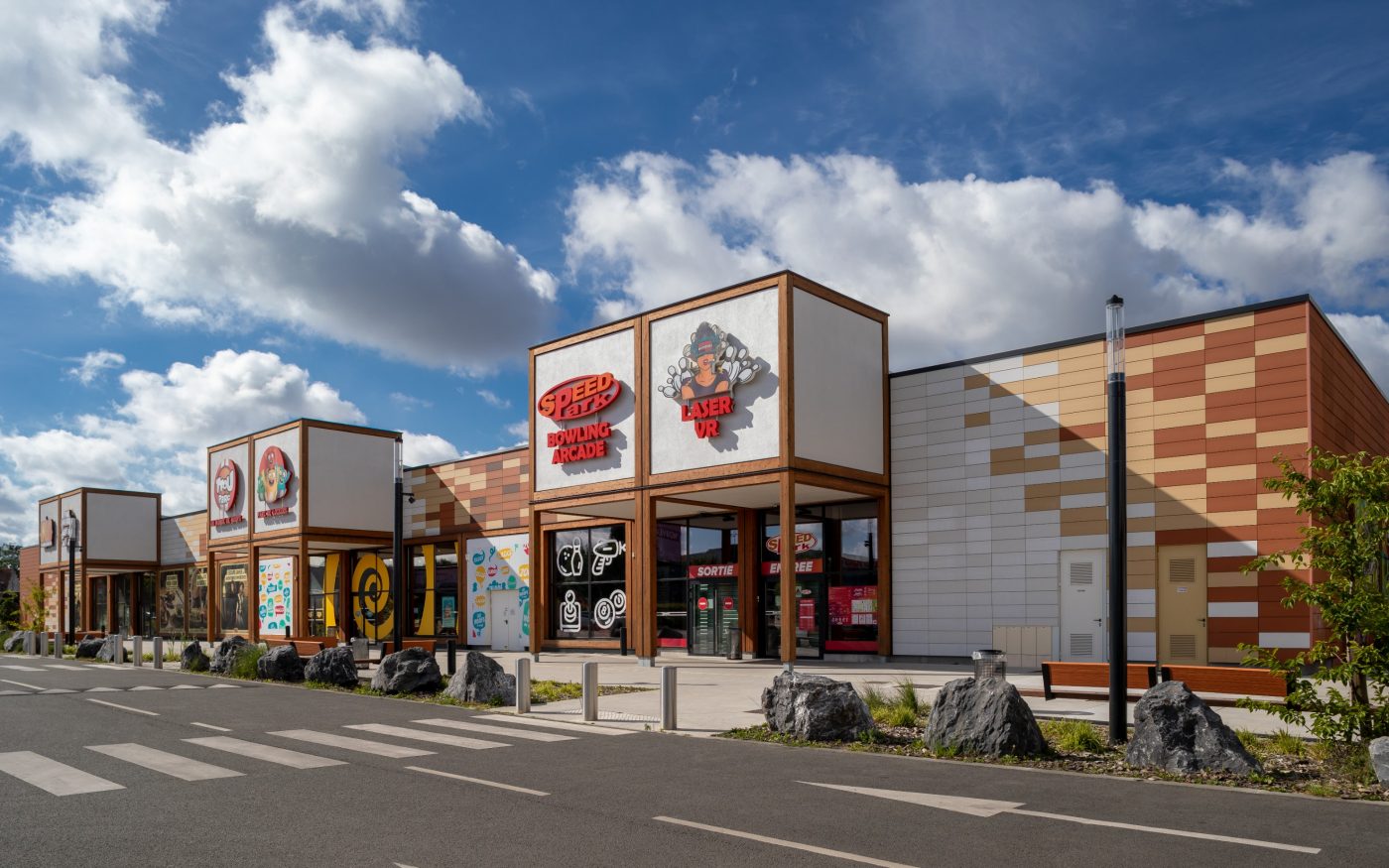 Auchan Roncq bardage Argeton wienerberger