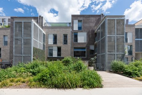 Logements collectifs  Ambitions à Strasbourg avevc le système de vêture Kess finition Terca Forum Prata