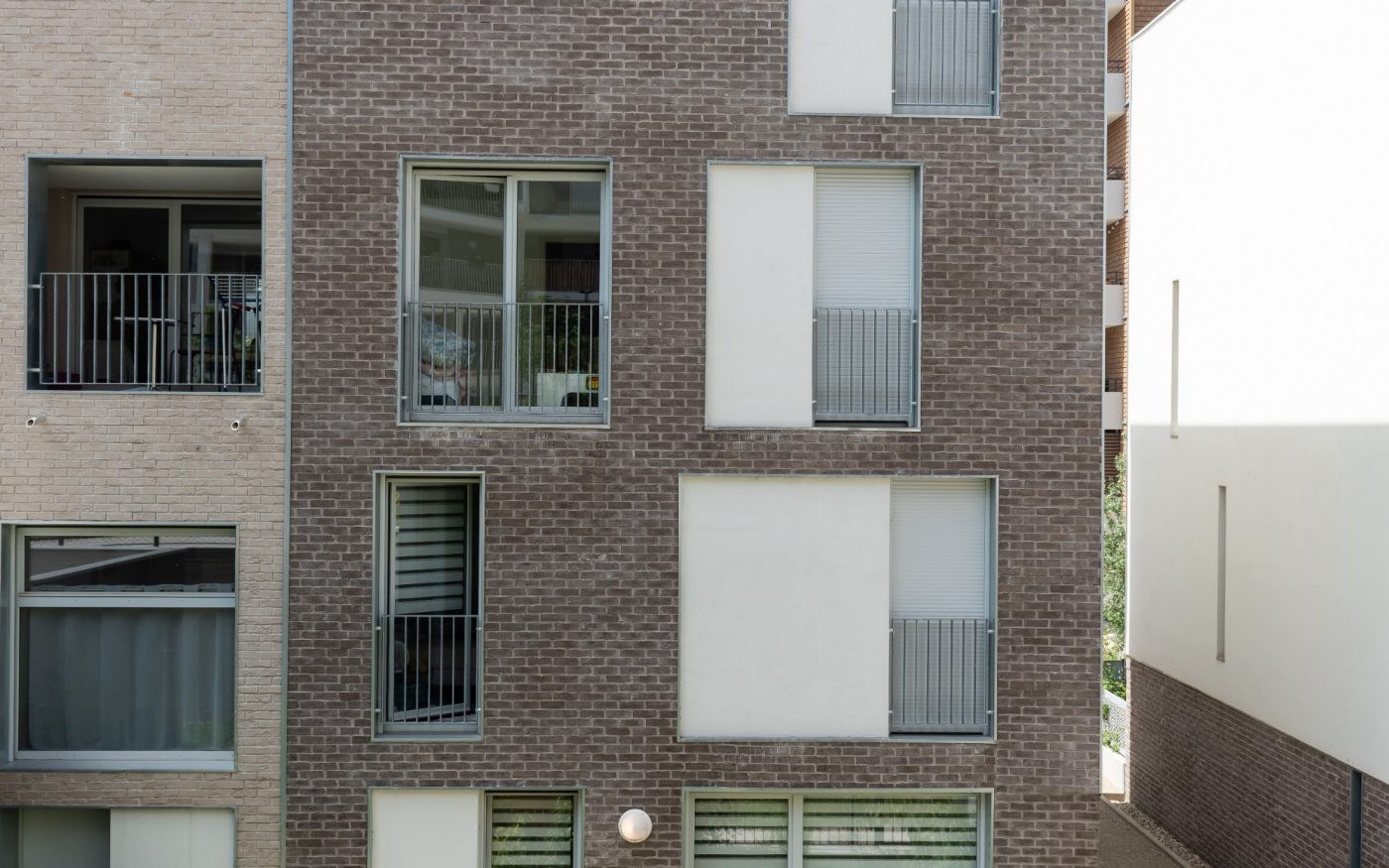 Logements collectifs  Ambitions à Strasbourg avevc le système de vêture Kess finition Terca Forum Prata