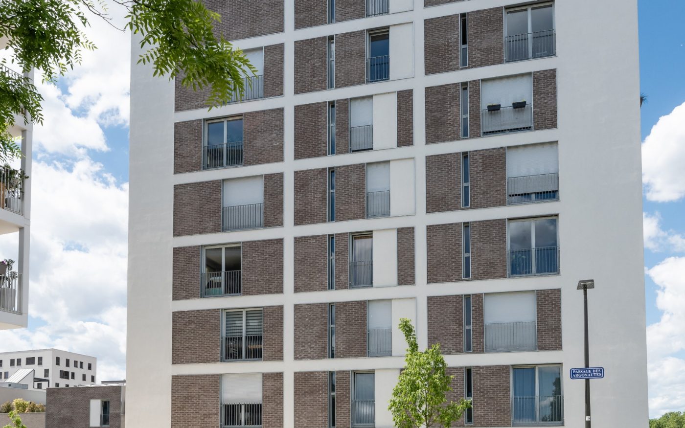 Logements collectifs  Ambitions à Strasbourg avevc le système de vêture Kess finition Terca Forum Prata