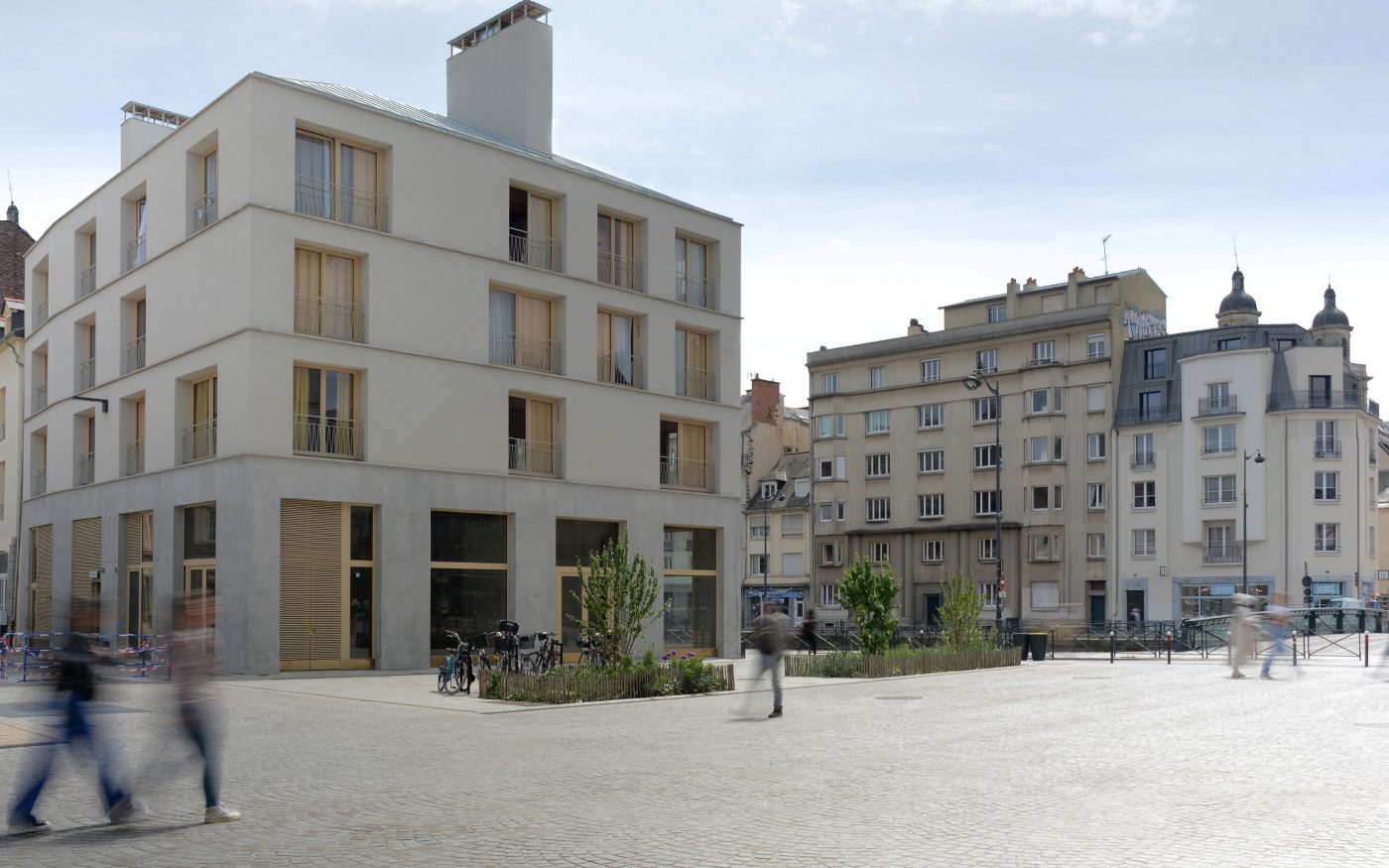 Logement Collectif Le Persan à Rennes : construction en brique auto-isolante Climamur©