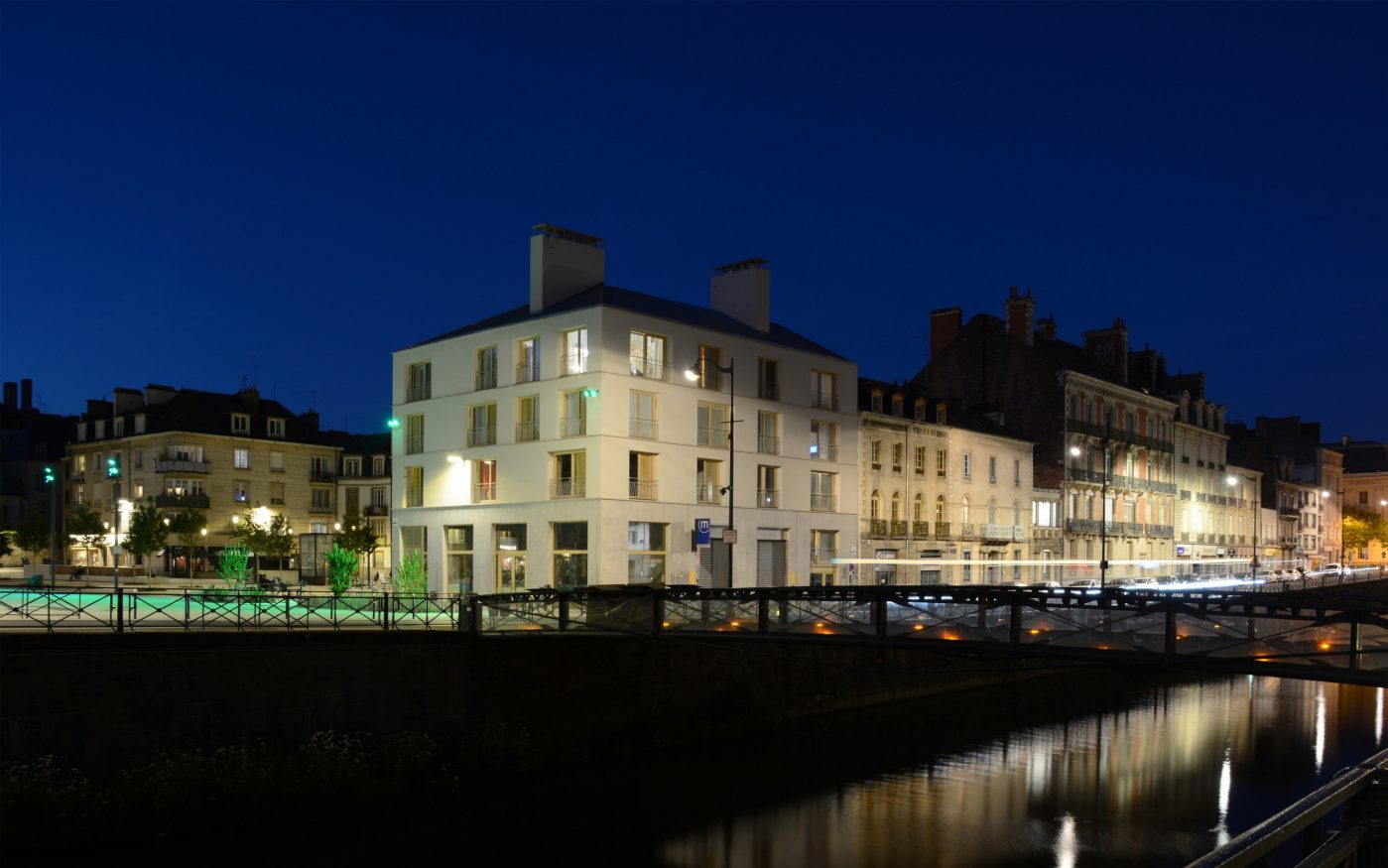 Logement Collectif Le Persan à Rennes : construction en brique auto-isolante Climamur©