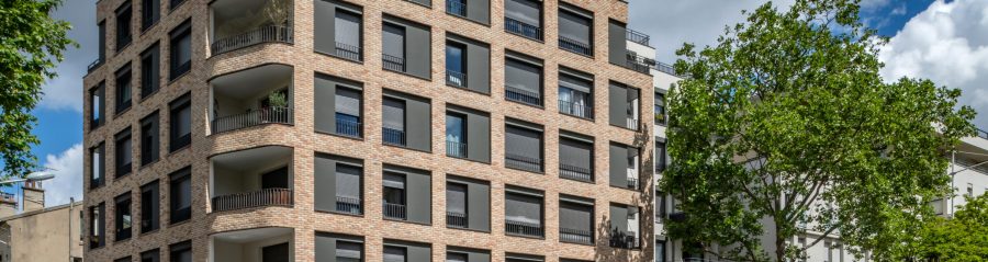 Logements collectifs Oxygen à Nanterre avec les briques de parement Terca Oud Beauvoorde