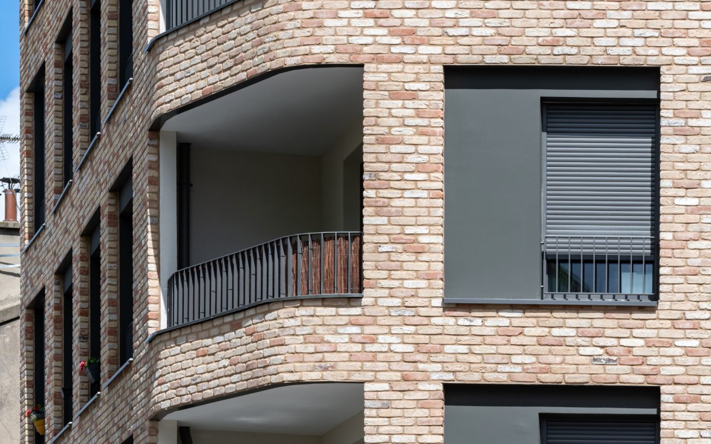 Logements collectifs Oxygen à Nanterre avec les briques de parement Terca Oud Beauvoorde