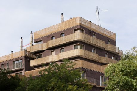 Le Candide, social housing with facing bricks and clay blocks; Brick Award Nominee 2014; Bruno Rollet Architecte; Photo: Luc Boegly