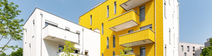 Les façades ser font tournesol avec le bardage Argeton