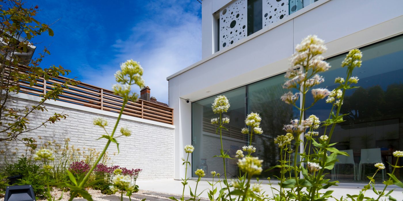 Villa sur deux niveaux. Art & Lou. 148 rue de Londres 62 520 Le Touquet-Paris Plage. Briques Terca Imperium Albius white