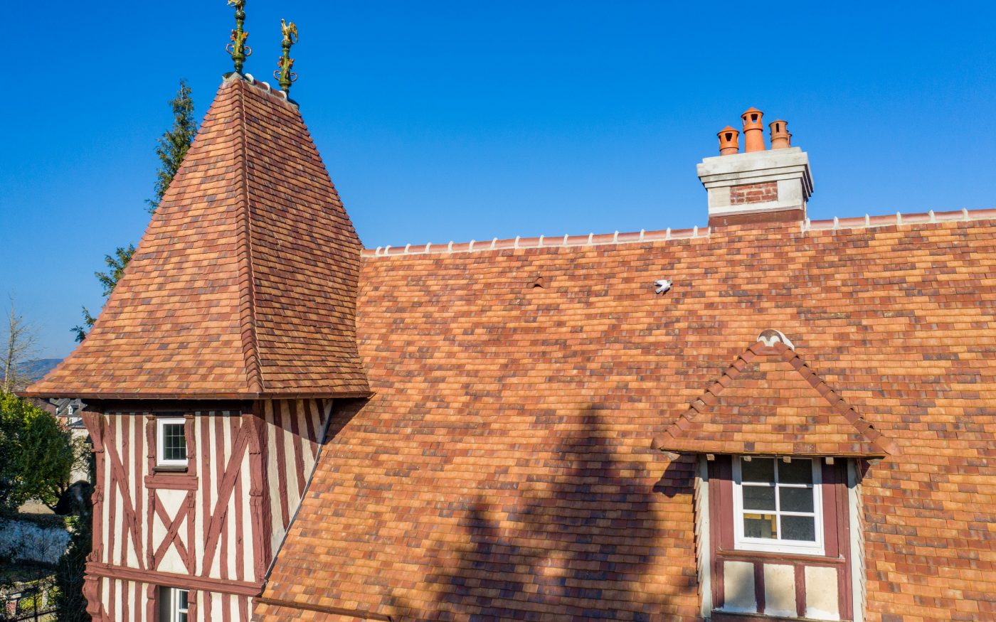 Monde Aleonard Tuile Aleonard Patrimoine Laureat 1er chantier et coup de coeur de l'internaute trophees Aleonard 2019 Jen-Luc Verron couverture Ponsignon Evelyne