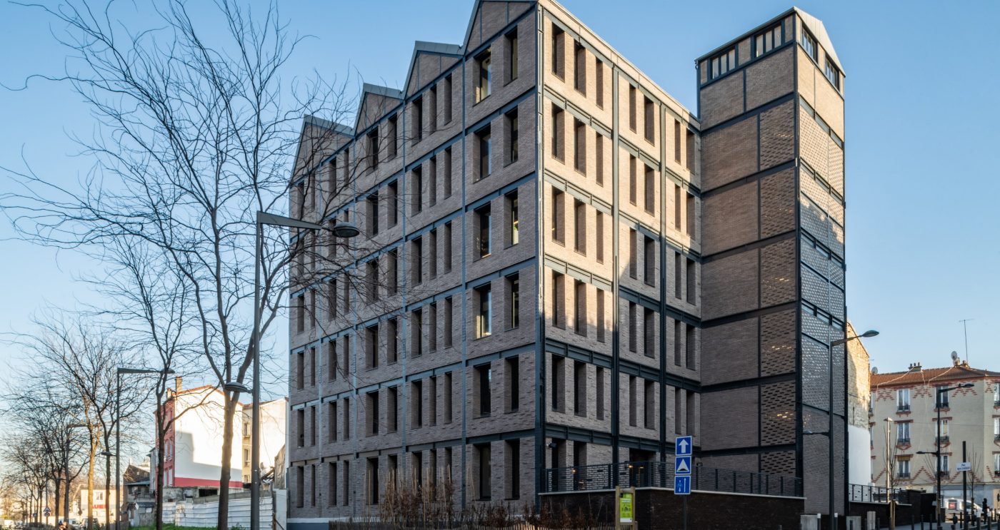 Réhabilitation de la Tour Labinal à Saint-Ouen avec les briques Terca Forum Cromo