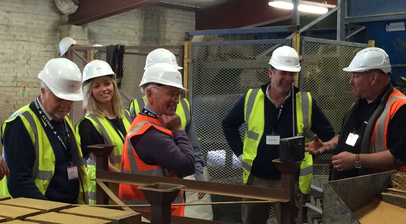 A visit to a Wienerberger UK factory for tradespeople and students. 