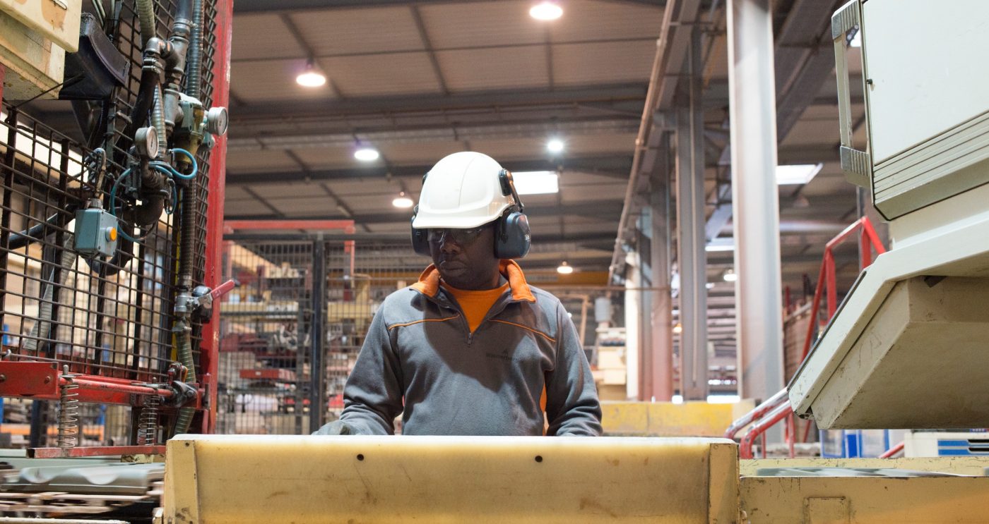 Contrôle qualité sur le site de Lantenne