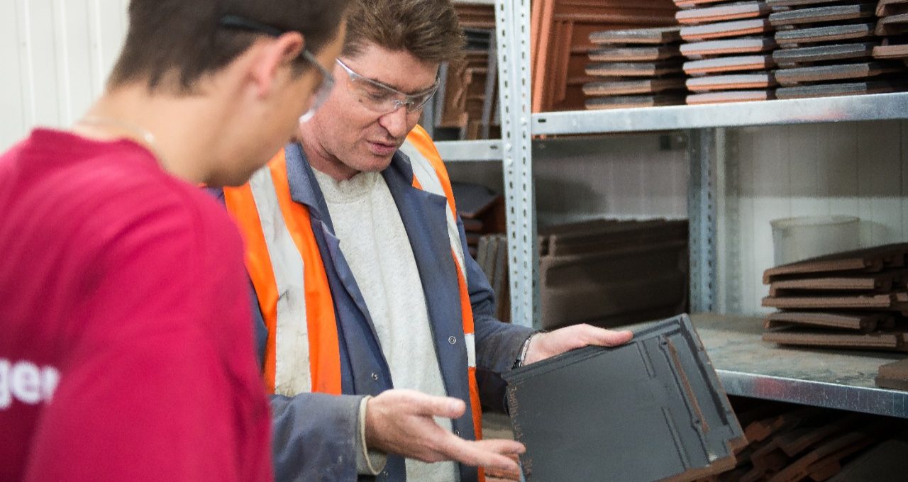 Contrôle qualité sur le site de Lantenne