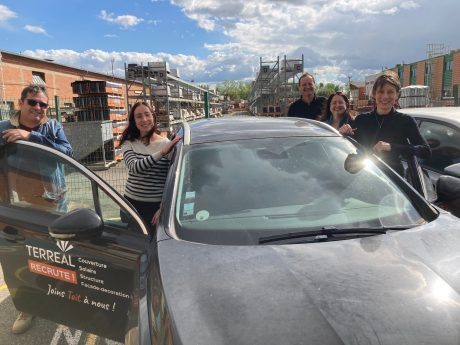 Le covoiturage avec Catherine, Estelle, Eric, David, Clara