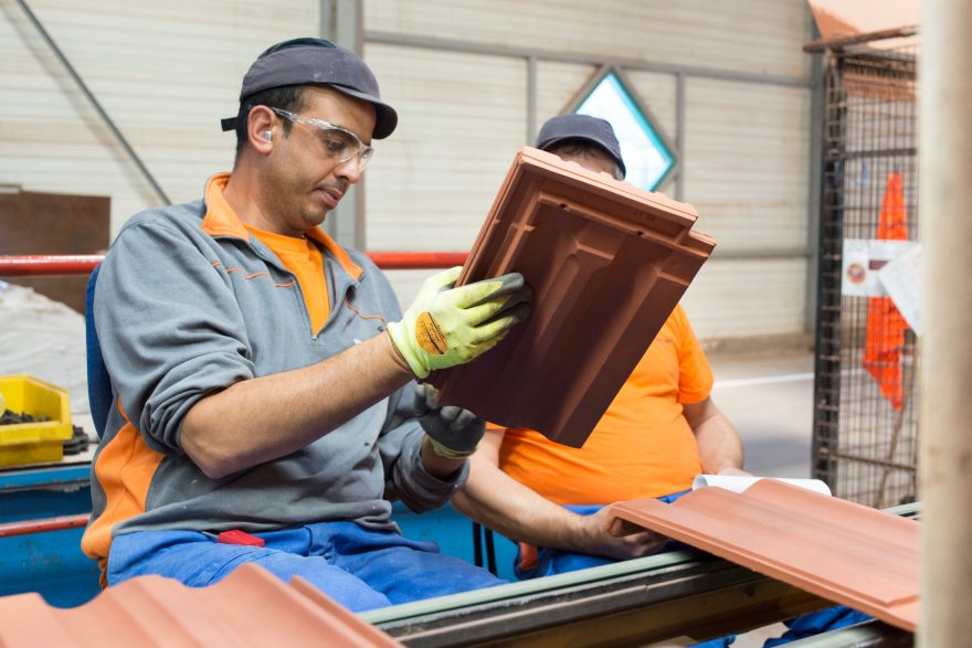 Contrôle qualité sur le site de Lantenne