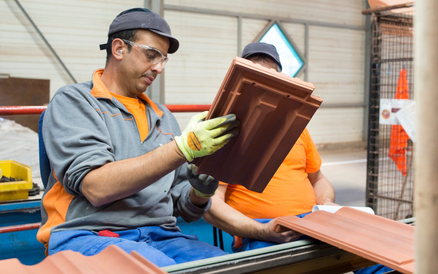 Contrôle qualité sur le site de Lantenne