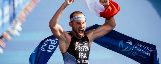 Partenariat avec Jules Ribstein Triple champion du monde paraTriathlète en France