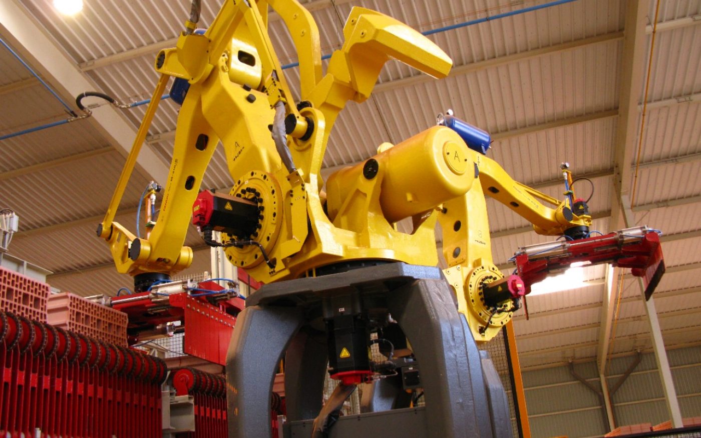 Production de briques sur le site de Durtal.