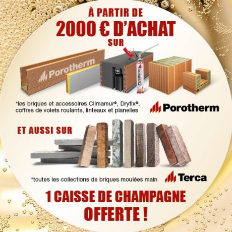 Offre spéciale Nord 2020 Porotherm Terca