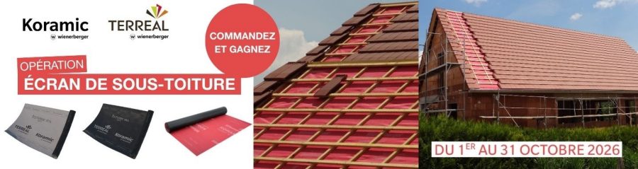 opération commerciale écran de sous toiture 2025