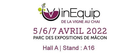 Salon à Macon - logo - VinEquip 5 au 7 avril 2022
