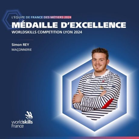 Simon REY Médaille d'excellence