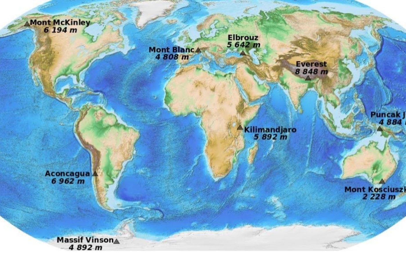 Challenge des 7 sommets