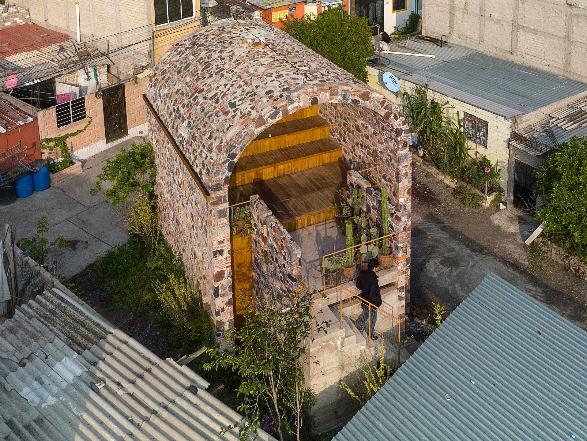 Kiosque à musique Kithara, Mexique, nominé au Brick Award 24, catégorie "Building outside the box"