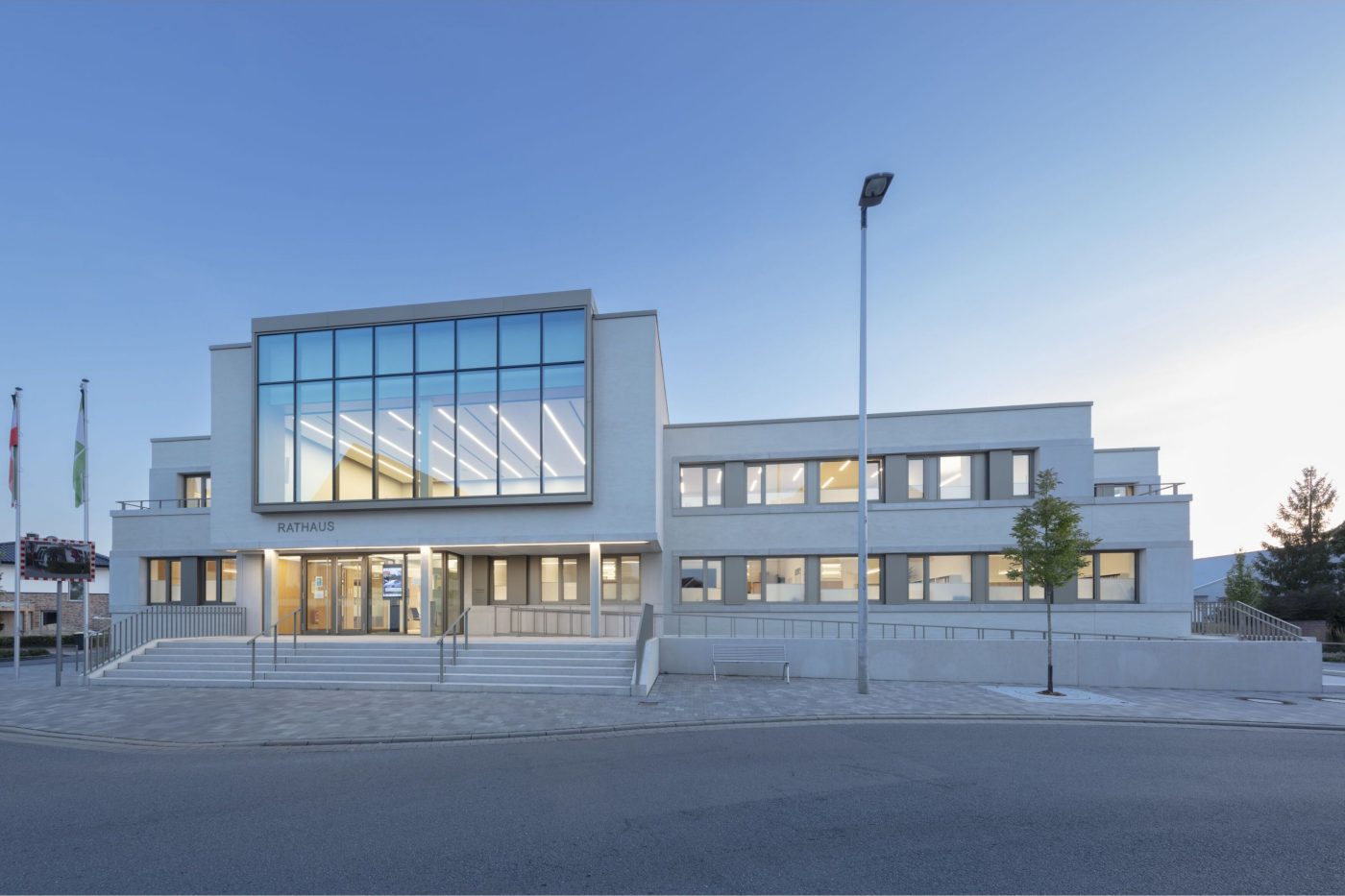 Extension de l’hôtel de ville de Schöppingen, Allemagne, nominé au Brick Award 24, catégorie "Sharing public spaces"