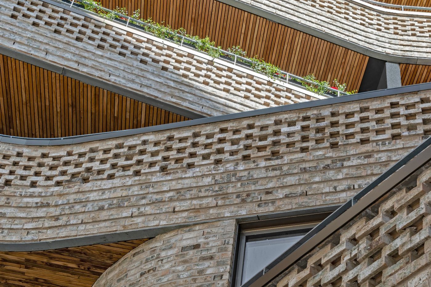 Référence Bâtiment résidentiel et commercial à Asker (Norvège) avec la brique Terca Marziale