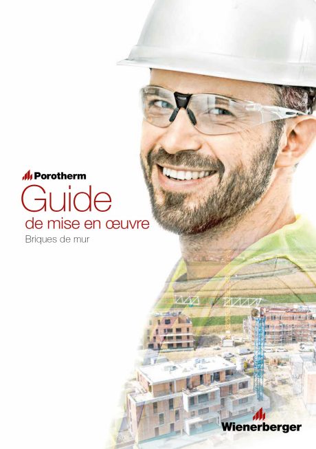 Couverture du guide de mise en oeuvre Porotherm