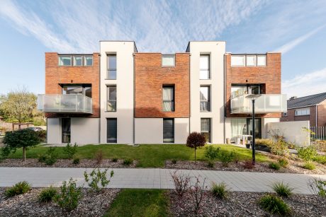 Logements collectifs st andré les lilles briques de façade Terca briques de structure Porotherm et tuiles Koramic