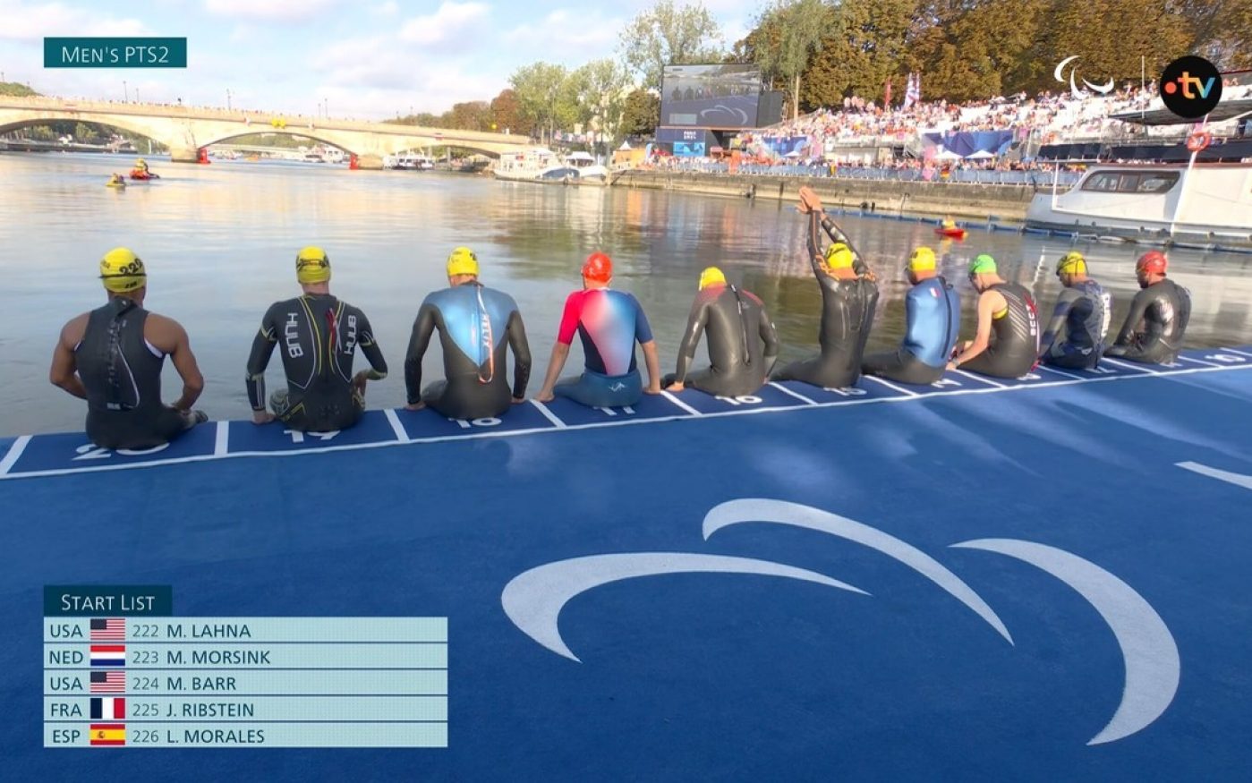 Epreuve Jeux Para Triathlon 2 sept. avec Jules Ribstein, quadruple champion du monde paraTriathlète