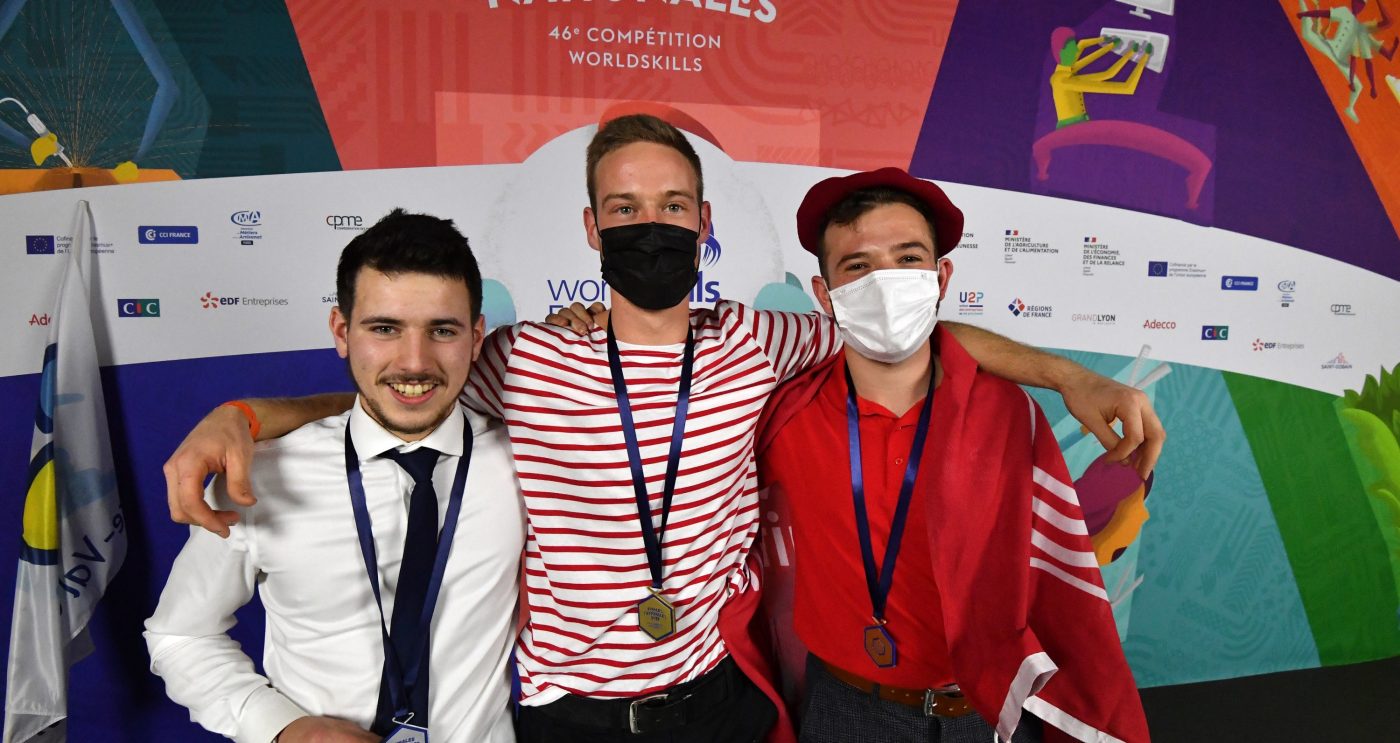 WorldSkills France à Lyon en 2022 Gagnants