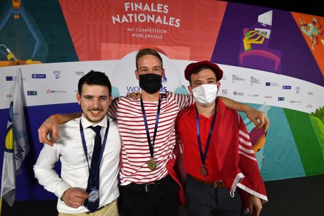 Gagnants de la finale Française des WorldSkills France Cérémonie de cloture à Lyon en 2022