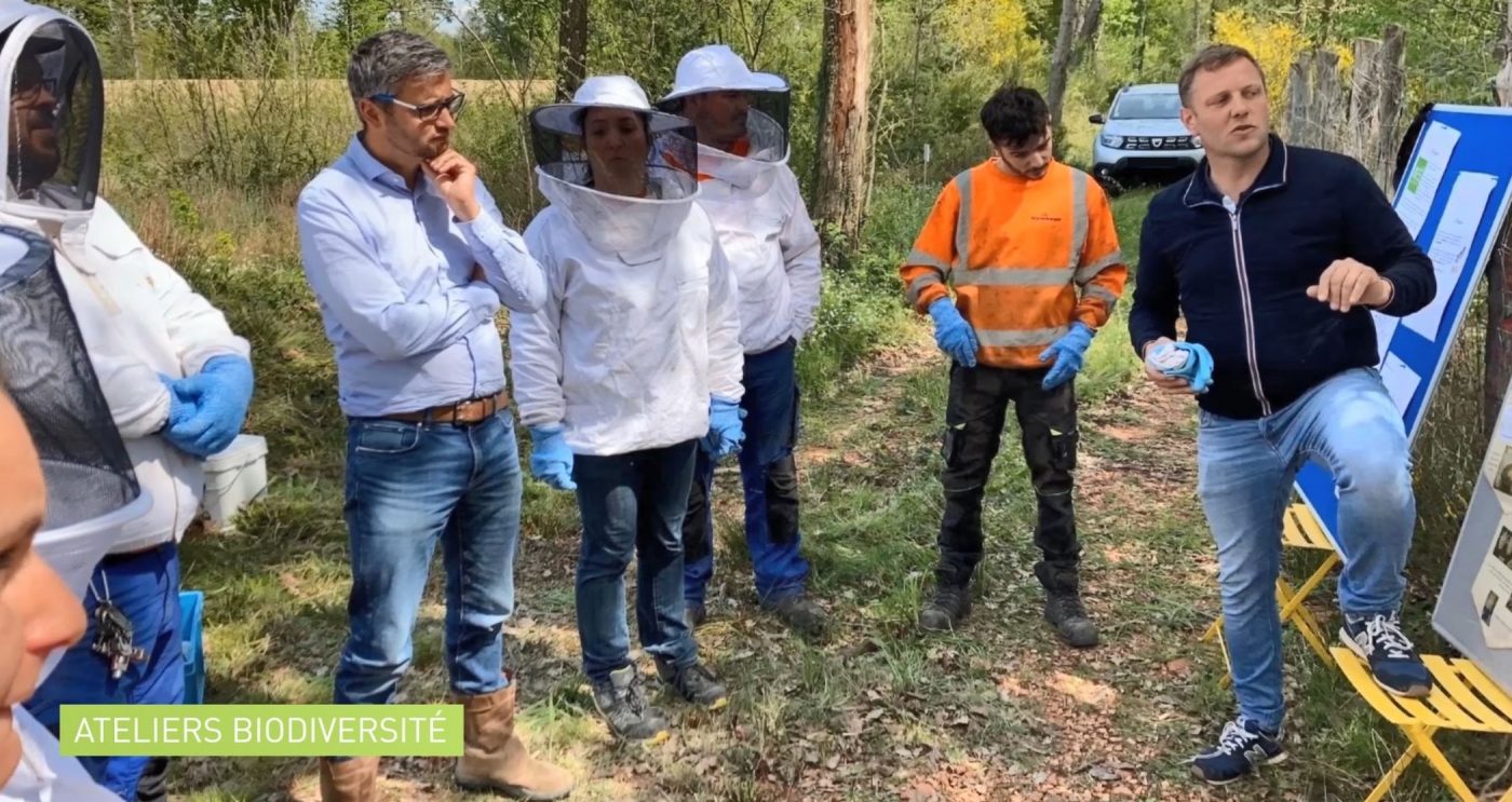 La journée de la Terre l'ensemble de nos collaborateurs en action l'atelier biodiversit&