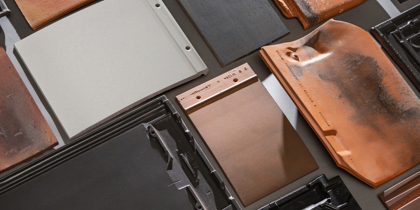 Photo of multiple types of wienerberger rooftiles