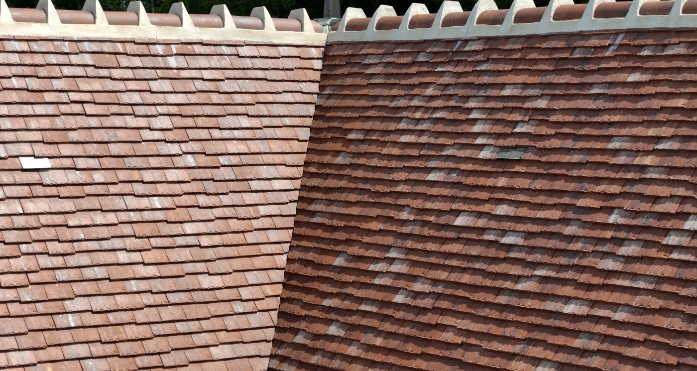 Château de Bannegon réalisé avec des tuiles plates origine terroir d'antan