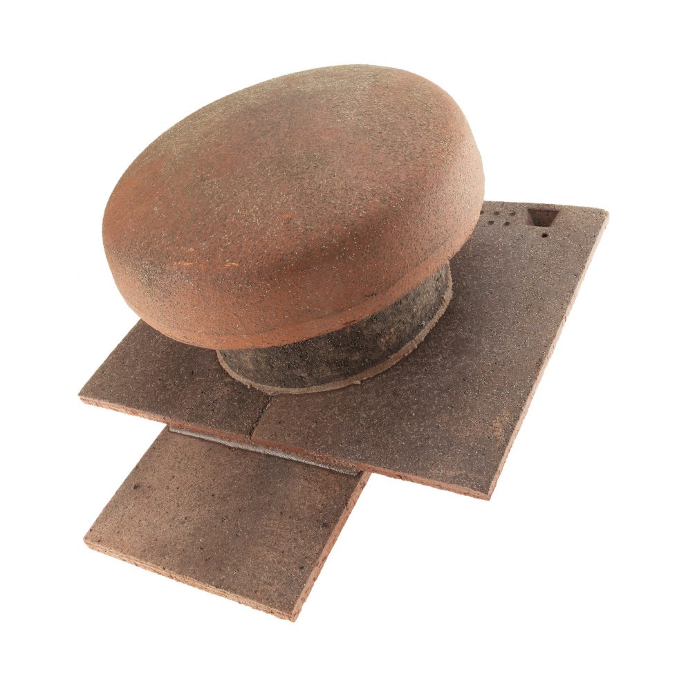 Photo unitaire tuile à douille diamètre 150 avec chapeau sablé normand